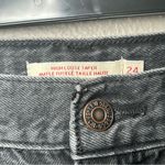 Levi's Levi’s Premium High Loose Taper black denim jeans women’s size 24 Photo 9