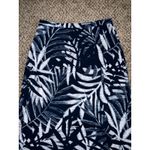 Roz & Ali  Women's Navy Blue/White leaves‎ maxi Skirt size 1x Photo 1