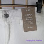 Madewell New!  The Curvy Emmett‎ Wide-Leg Jean in Tile White, size 26 Photo 6