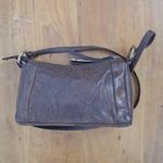Vintage Small Brown Leather Crossbody Purse Photo 5