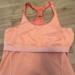 MPG Orange Geometric Women's Athletic TankTop with Built in Sports Bra Medium Photo 9