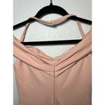 Nookie NWT Revolve Athena Off Shoulder Midi Bodycon Dress Blush Light Pink Small Photo 5