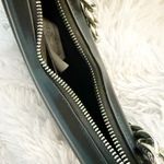 ZARA | Half Moon Chunky Chain Strap Shoulder Bag Black Purse Smooth Leather Photo 2