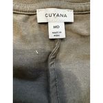 CUYANA Olive Green Pima Cotton Modal Soft Jersey Knit Midi Shirt Dress in Size M Size M Photo 5