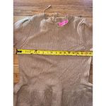 Lilly Pulitzer Beige Ribbed crewneck Sweater Knit Elegant Casual medium Photo 3