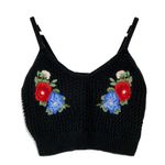 American Eagle Outfitters Women’s Crochet Embroidered Tank Top Crop Size XS EUC Photo 0