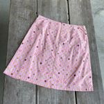 LulaKate Womens Skirt Size 2 Lula Kate Pink Green Pastel Polka Dot Preppy Photo 2