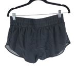 Halara Breezeful Low Rise Drawstring Zip Pocket Running Shorts 2.5" Black M Photo 5