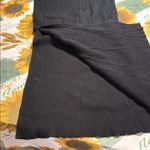 House of Harlow 1960 Black Ribbed Pencil Maxi Skirt Size M Photo 5