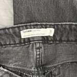 Garage Ripped Black  Vintage Straight Jeans Photo 3