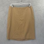 Talbots NWT Wool Pencil Skirt Tan Academia Preppy Retro Career Lined Women's 8 Photo 0