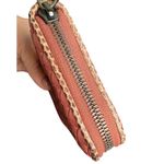 Bottega Veneta  Floral Embroidered Intrecciato Leather Zip Around Wallet in Pink Photo 7