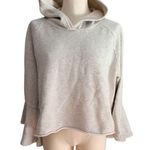 Melrose and Market Cropped Lt. Gray Cotton Hoodie Photo 0