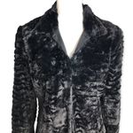 JM Collection  Faux Fur Plush Long Sleeve Jacket Photo 65