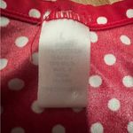 Silky Red Tank Top with White Polka Dots Crop Top Size Large Y2K Camisole Photo 3