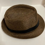 NWOT Brown Fedora hat Black Photo 1