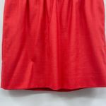 J.Crew  Sidewalk Skirt High Waisted Coral Salmon Smocked Paperbag Waist 6 Photo 5