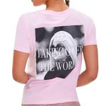 🔃Barbie Logo Pink Short Sleeve Tee Shirt Size M Photo 0