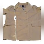 Gap Y2K Double Breasted Jacket Tan Corduroy Size L NEW Deadstock Photo 4
