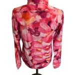 Athleta  jacket woman’s pink watercolor zip out wear New Sz XS Photo 7