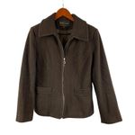 Kristen Blake Womens Brown Wool Blend Jacket Size S Photo 0