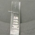 SKIMS  Black Cotton Ribbed Cropped Short Sleeve T-shirt Size Large‎ Photo 2