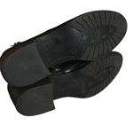 Kelly & Katie Black Lace Up Ankle Boots with Buckle Detail, Fashion Combat Booties Photo 6