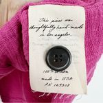 Raquel Allegra Boxy Gauze Blazer in Bright Pink Size 2 Cotton Photo 8