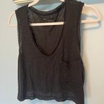 Aerie Charcoal Grey Tank Top Photo 0