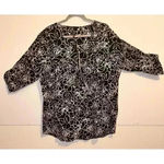 Cathy Jean Cathy Women Top Zip Stretch 3/4 Sleeve Size XL Photo 5