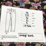 Victoria's Secret Vintage  Womens Pants S Sheer Floral Y2K Beach Boho Dark Cottage Photo 7