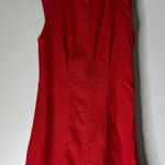 Abercrombie & Fitch abercrombie fitch Linen She’ll Mini Dress Red Small Photo 0