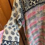 Zoie Kurti Tunic Top Dress Size Medium Large Women’s Long India Jeweled Shirt Black Photo 2