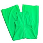 60s Vintage Handmade Lime Green Wide Leg Flare Jumpsuit Medium Photo 7