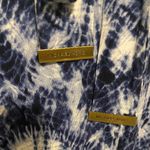 Michael Kors NWT MICHAEL Sleeveless Blue & White Tie-Dye Maxi Dress Photo 6