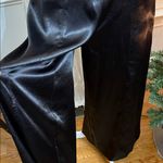 Free People  Satin Cutout Jumpsuit Black Size 8 NWT Photo 3