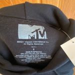 MTV Classic Logo Checkered Hoodie Black/Green Size S Pullover Long Sleeve Photo 4