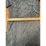 Haute Monde  Womens One Shoulder Lace Bodycon Cocktail Dress Teal Size Medium Photo 8