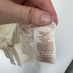 Free People Womens Castaway Boho Eyelet V-Neck Short Sleeve Blouse XS Photo 5