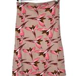 Dorothy Perkins Pink Bird Print Fitted Tube Tank Top S Photo 0