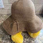 Sun N Sand Brown Tan Packable Travel Bucket Sun Hat Outerwear Accessory One Size Photo 0