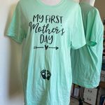 Large Mint Green Mothers Day Tee Shirt Photo 0