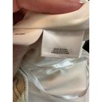 Pappagallo White Gold Embroidered Sleeveless Shift Dress One Size Size 6 Photo 10