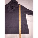 Yogalicious Womens Purple Cowl Neck Pullover Sweater Size L Relaxed Sweatshirt Photo 5