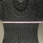 Armani Exchange Short Sleeve Charcoal Gray Sweater Dress Size Small Black Photo 8