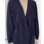 Talbots Navy Cardigan Heart Sweater Photo 7