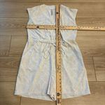 Athleta  Marlow Printed Romper Snakeskin Ivory V-neck Cap Sleeve Size XS Photo 4