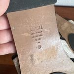 Schutz Nude Straw Alita Crisscross Slip On Flat Sandals Womens 8.5B Summer Photo 4