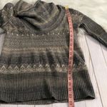 Free People  Fair Isle wool blend cow neck sweater size XS Photo 8