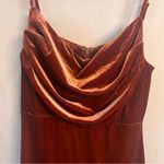 REVELRY‎ Skye Velvet Dress Brown Size 10 Photo 3